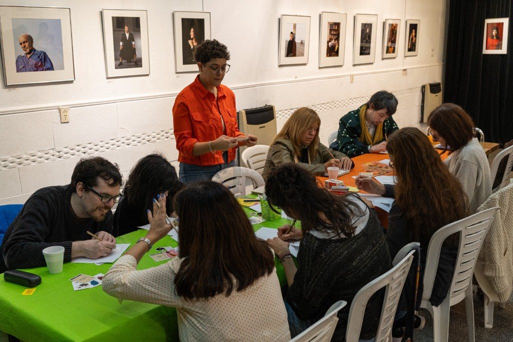 Taller creativo de LUL en una galería